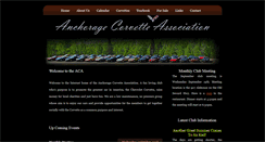 Desktop Screenshot of alaskacorvette.net